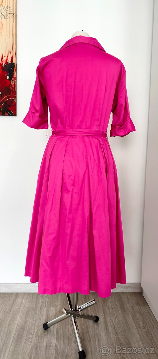 Růžové košilové šaty Tatuum - 4