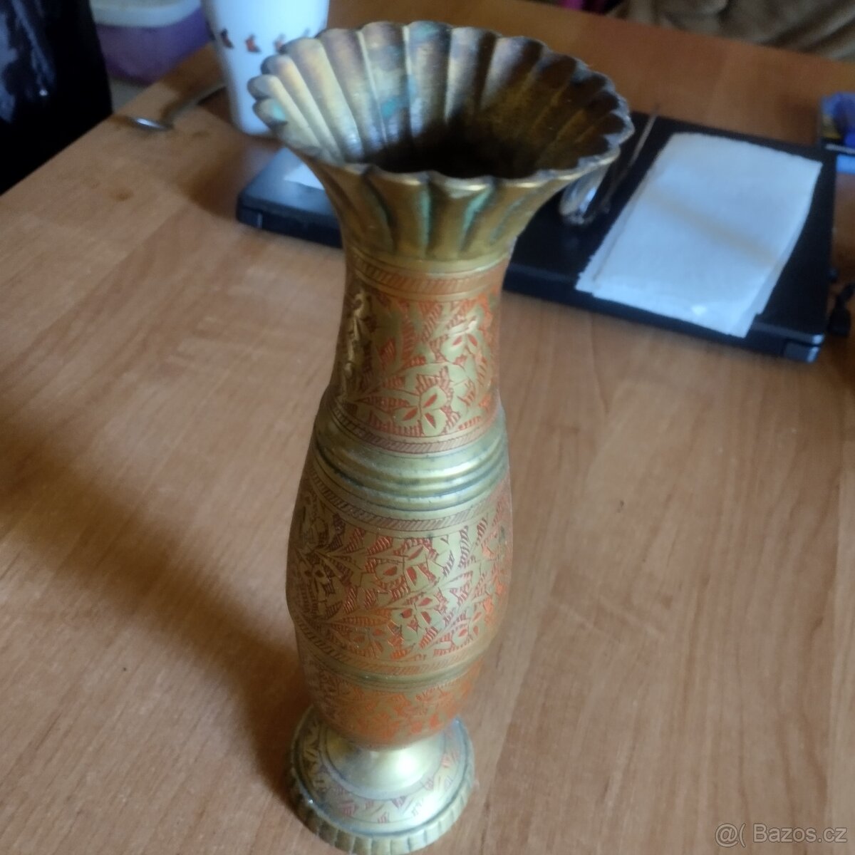 3 x mosazná váza - 4