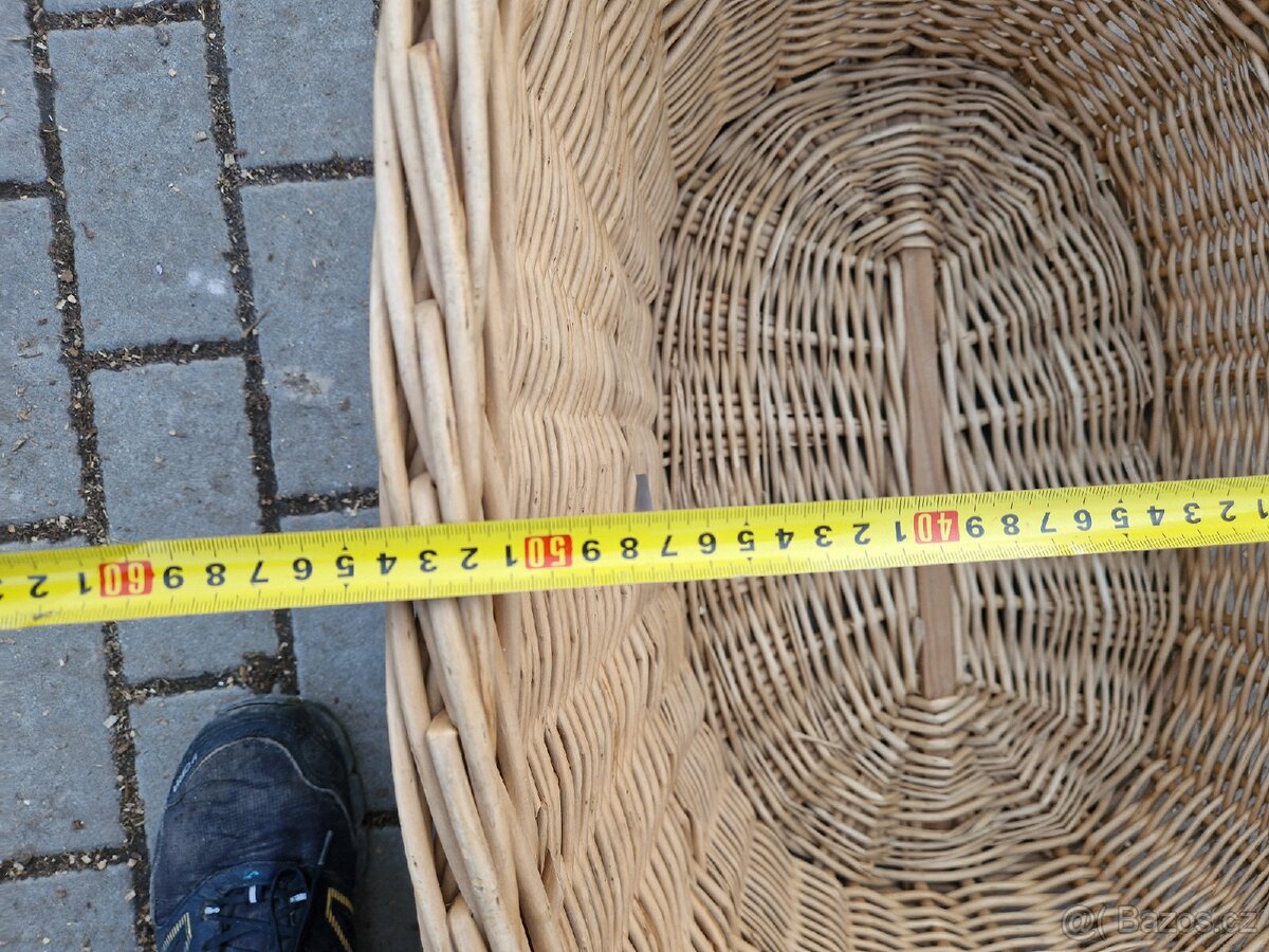 Velký proutěný koš - 4