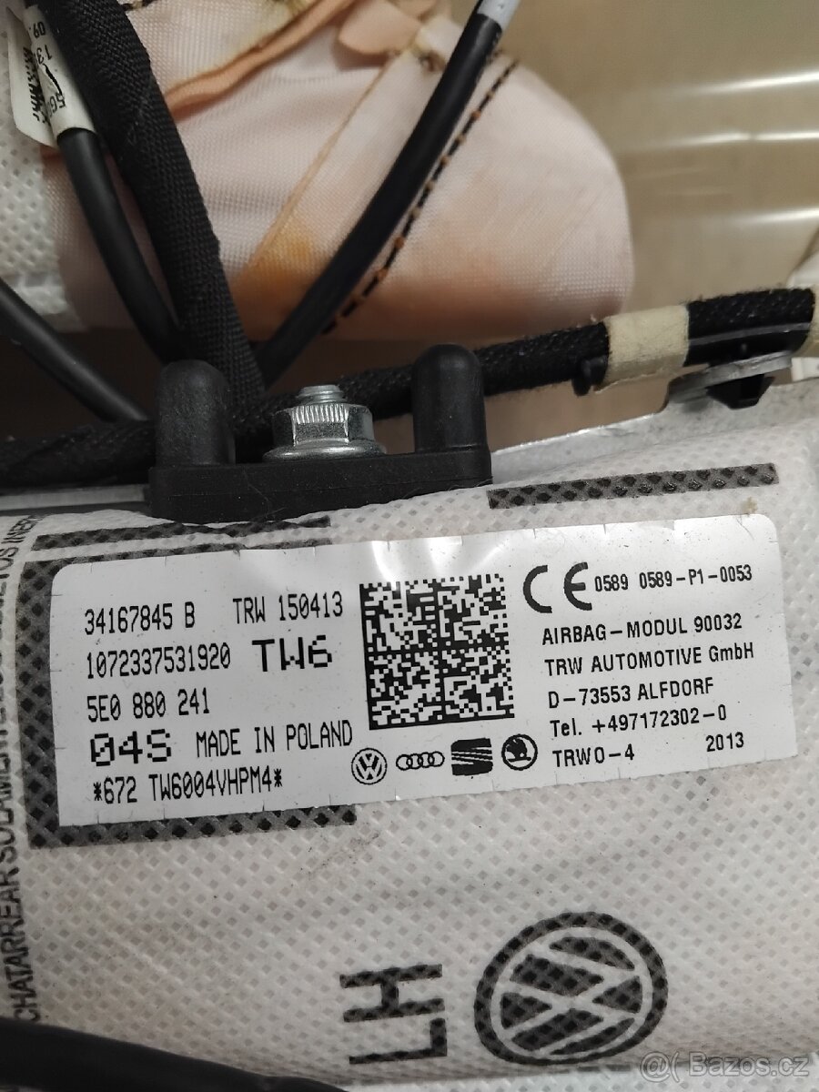 Octavia 3 airbag sedačky. - 4