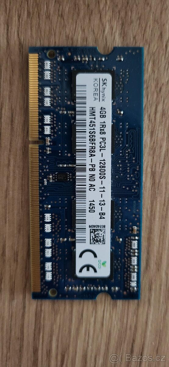 4GB RAM Kingston DDR3L pro notebook - 4