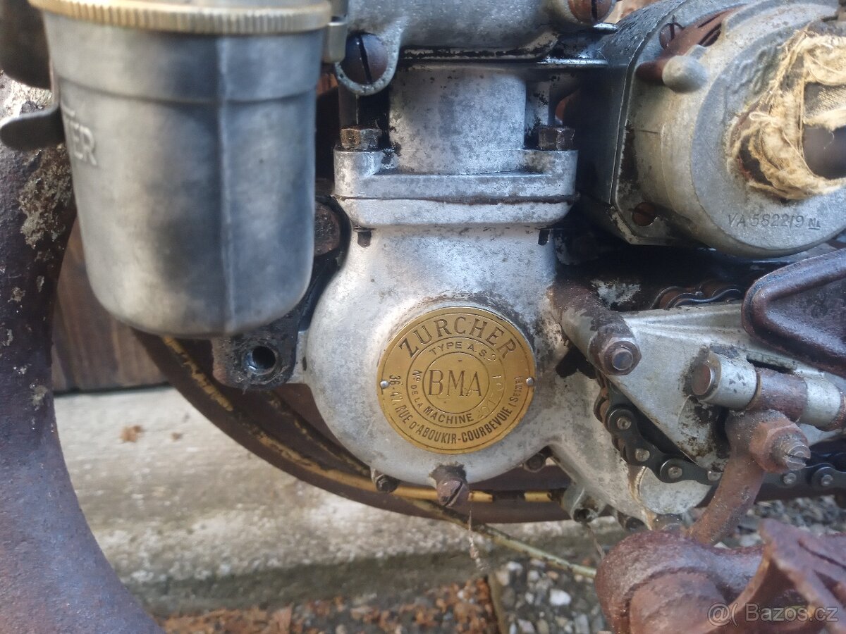 Předválečné francouzské motokolo s doklady - 4