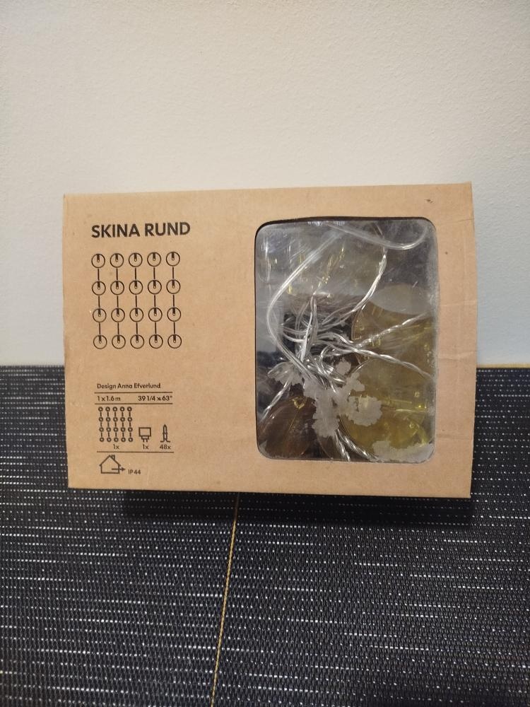 SKINA vánoční světelný řetěz - čočky, venkovní - 4