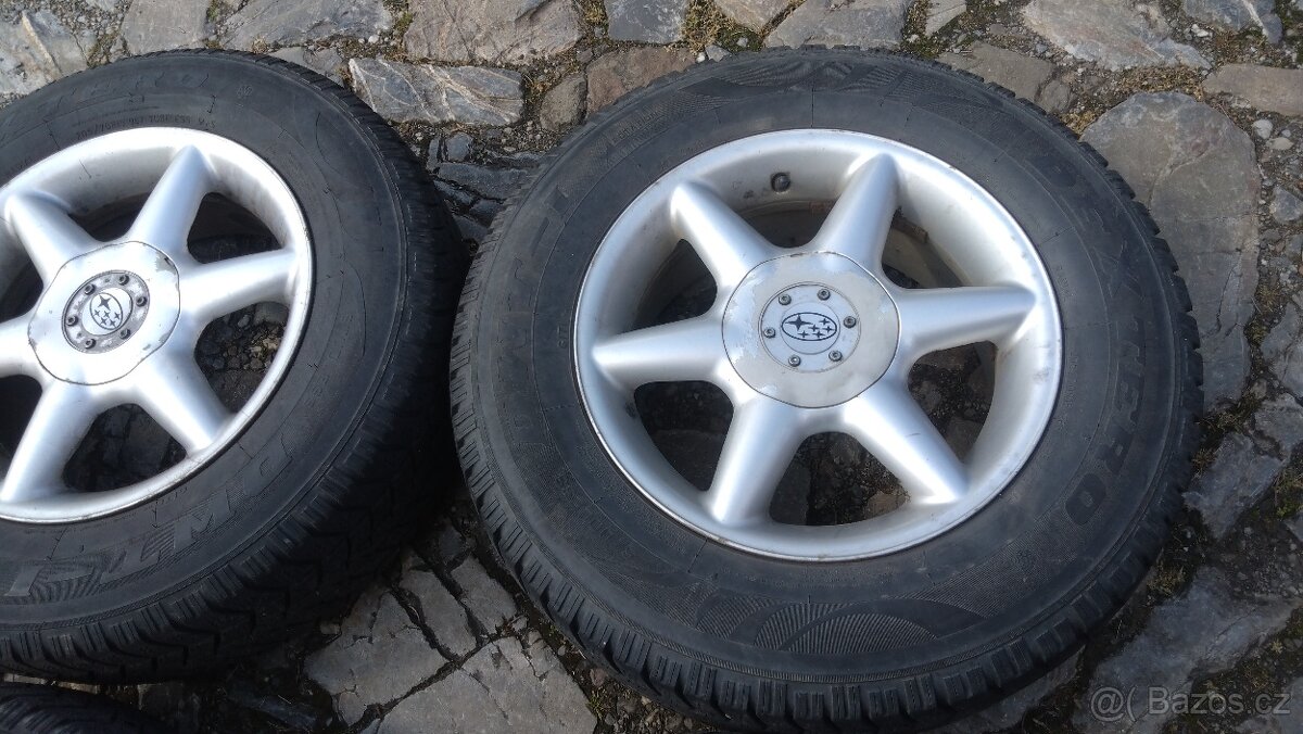 al kola 15 5x100 SUBARU FORESTER + PNEU 205 70 15 - 4