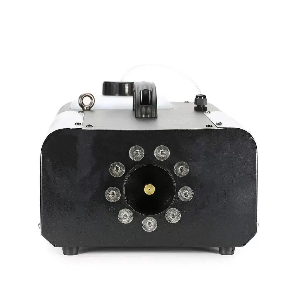 mlhový stroj RGB LED, osvětlení scény, kouř, s dálkovým ovlá - 4