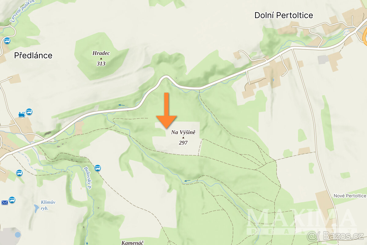 Pozemek o ploše 33624 m2 - Višňová, Předlánce - 4