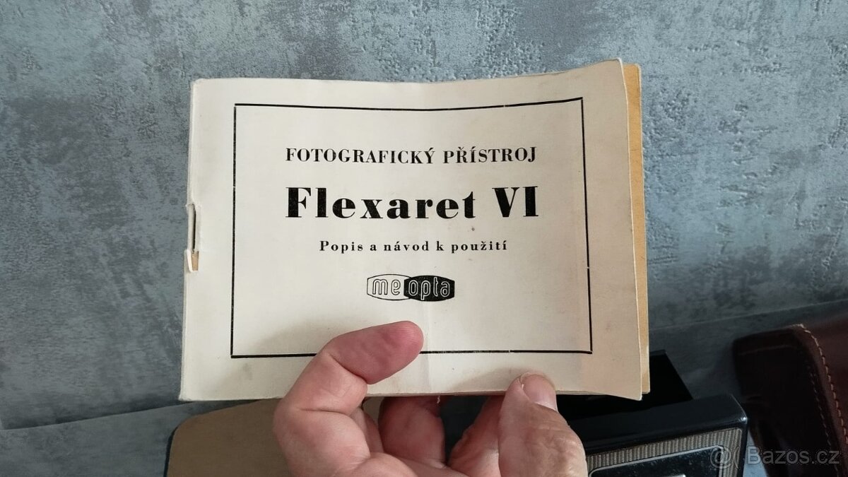 Starý fotoaparát Flexaret VI automat s brašnou, návodem, ori - 4