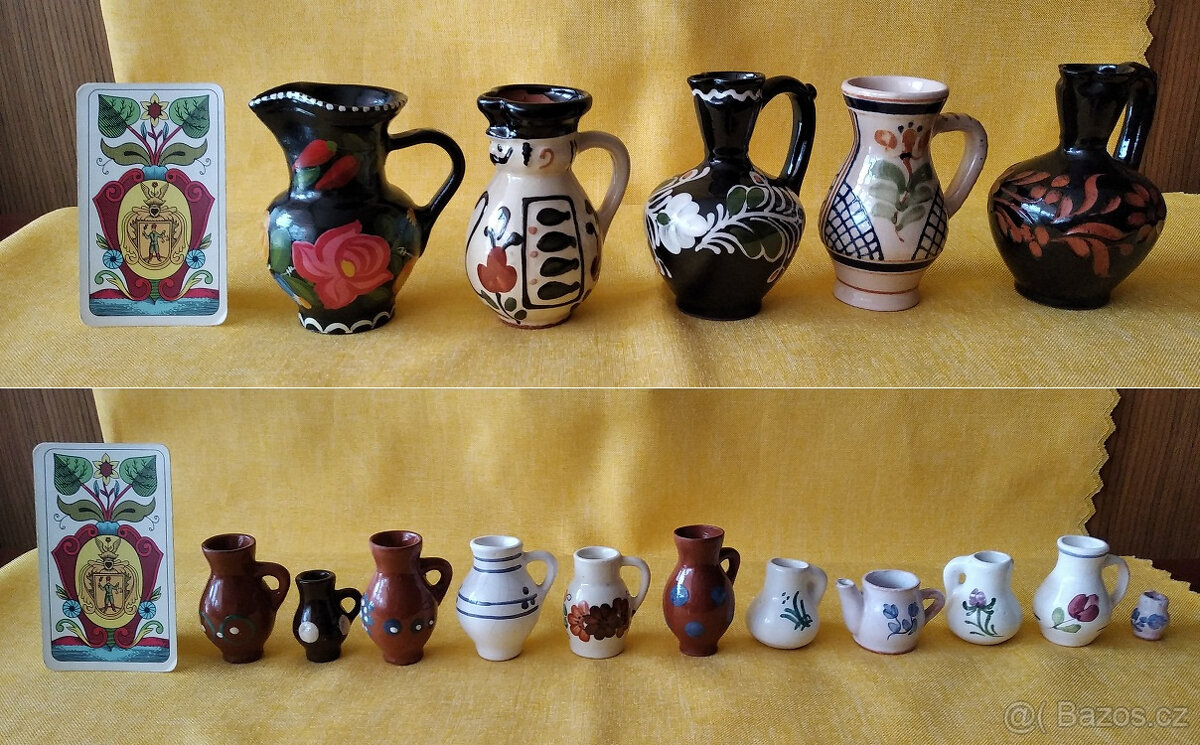 Džbánky, džbánečky, sbírka 52 kusů, mnoho států - 4