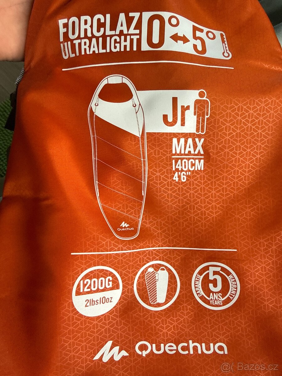 Detsky spacak, max 140 cm QUECHUA - 4