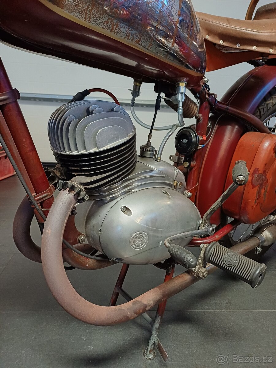 ČZ 125C s TP 1953 - 4