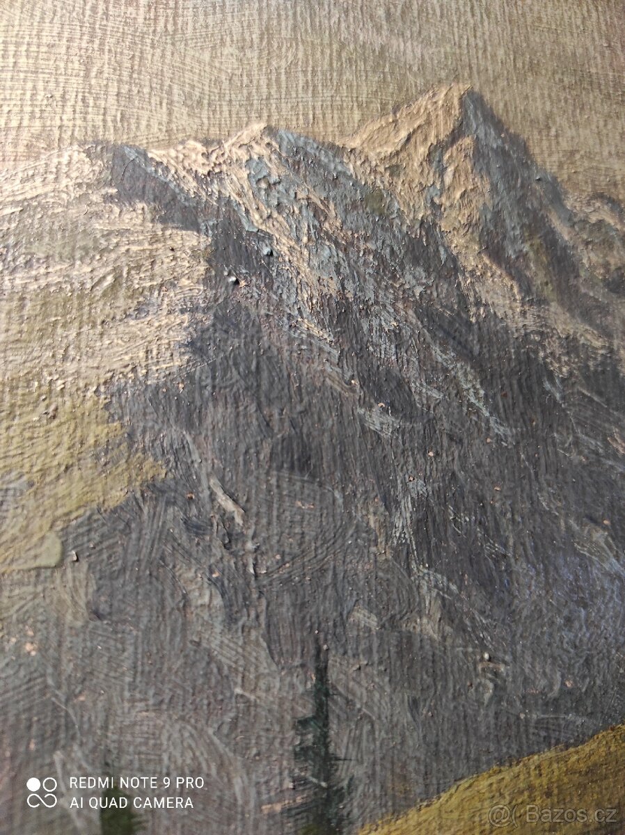 Obraz olej na kartonu - 4