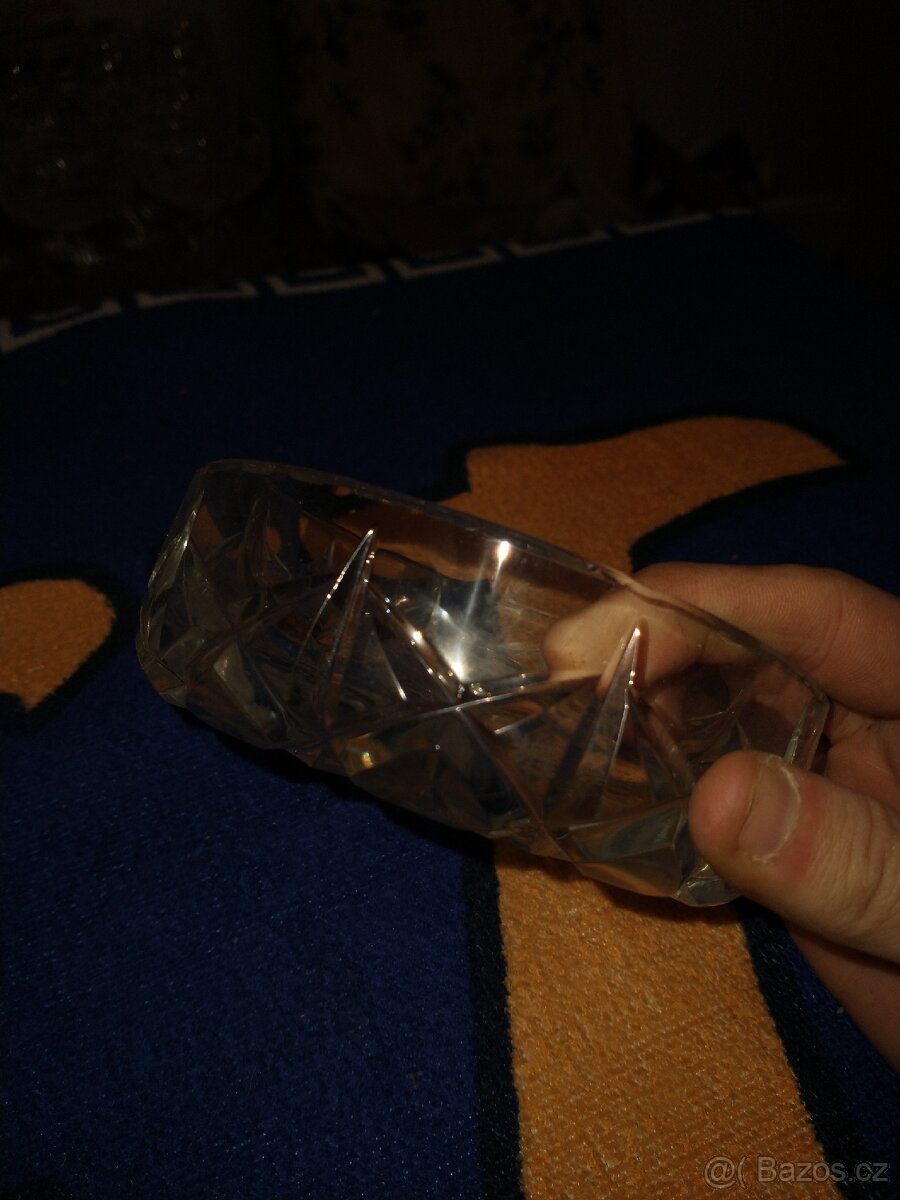 Popelník/český broušený křišťál - 4