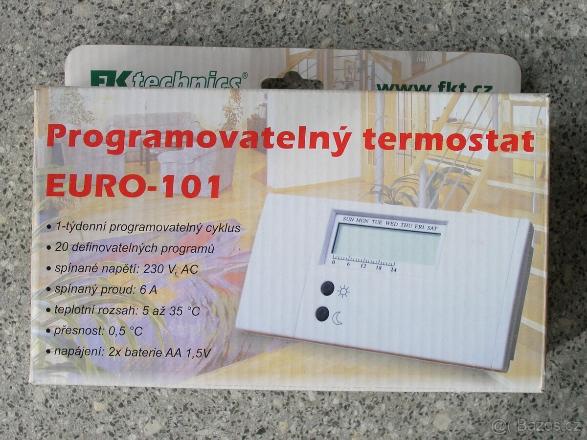 Programovatelný termostat EURO - 101 - 4