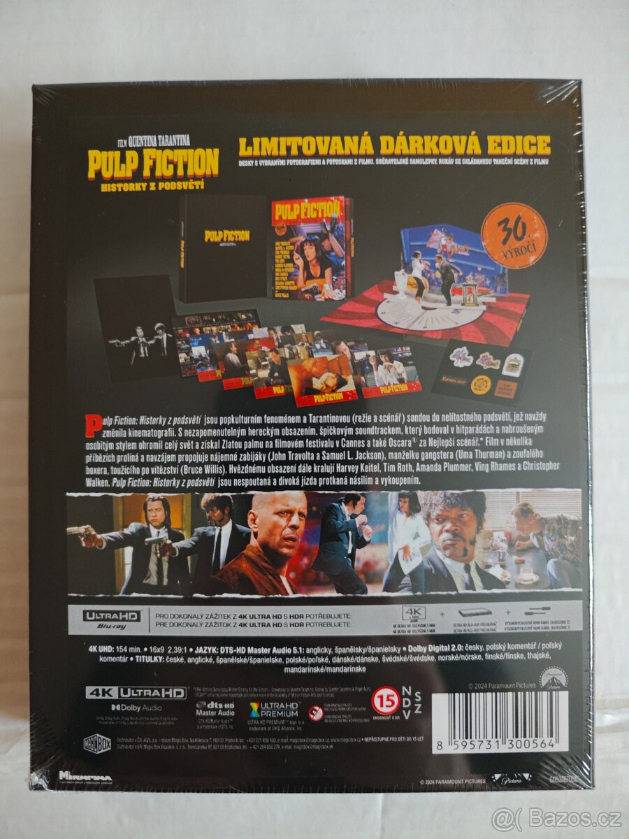 Pulp Fiction 4k UHD CZ limitovaná edice - 4