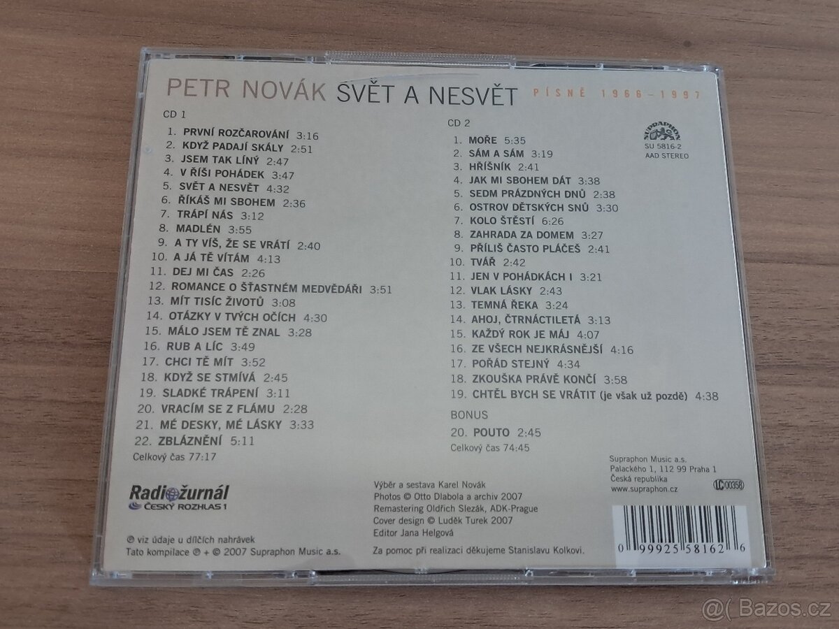 PETR NOVÁK - Svět a nesvět (2CD) - 4