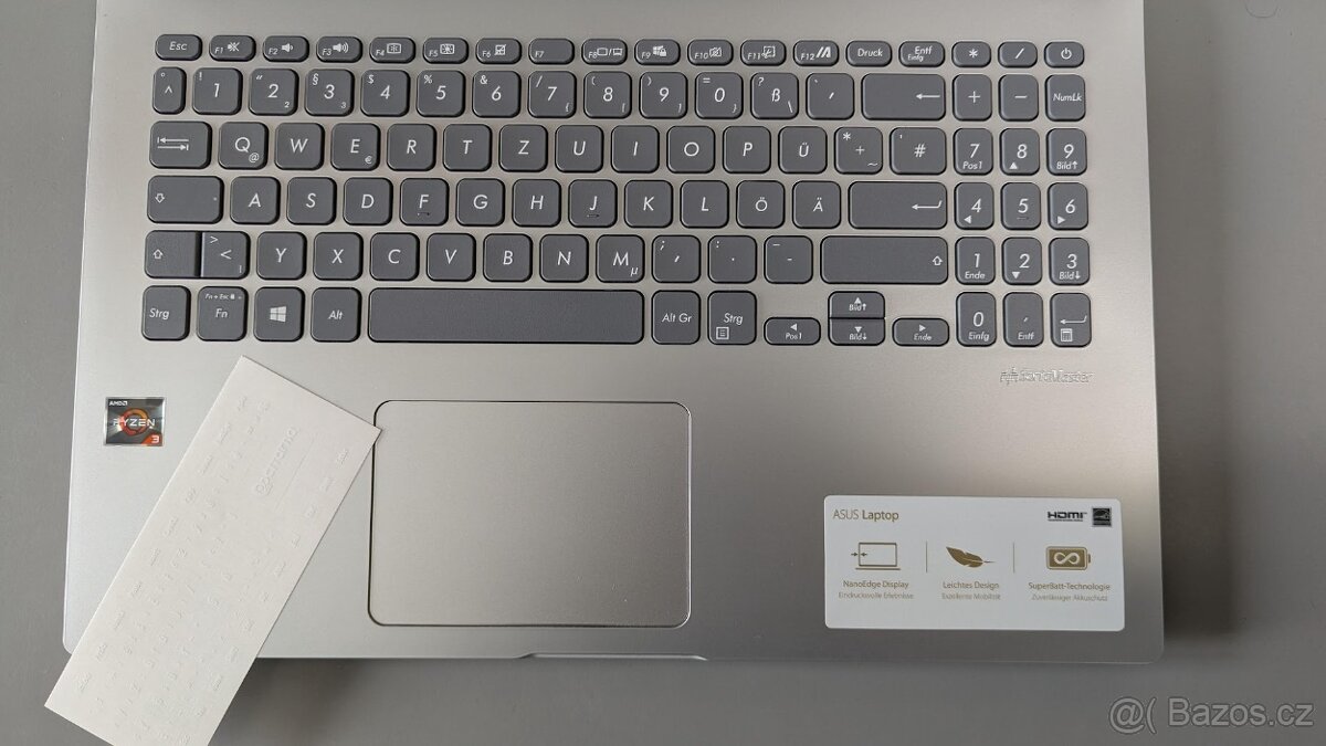 Nový notebook Asus M509D 15.6" FHD AMD R3 8GB 256GB SSD W11 - 4