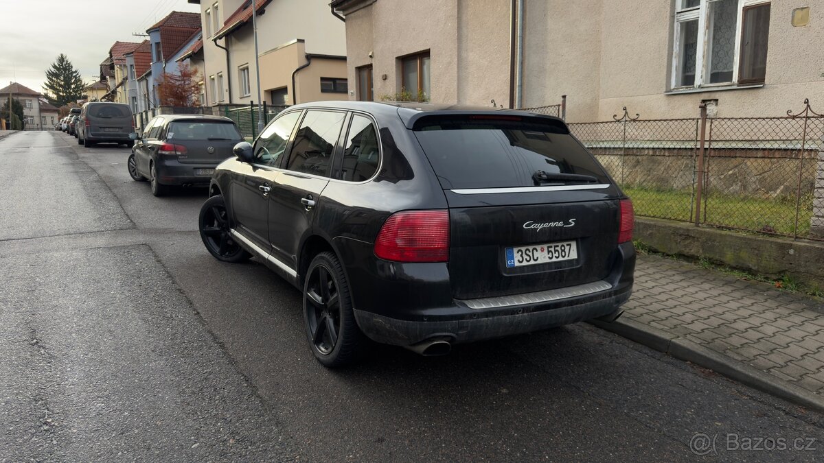 Porsche cayenne S, 2003, pružiny, plyn+benzín, V8 4,5l - 4