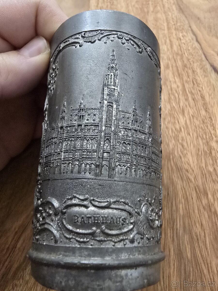 PATRIOTICKY KOVOVÝ POHAR- FRANTIŠEK JOSEF RU - 4