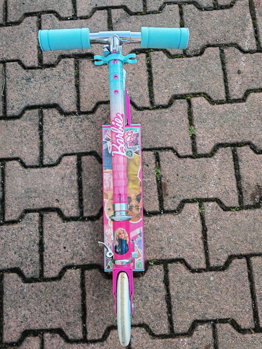 Koloběžka Barbie, skládací - 4