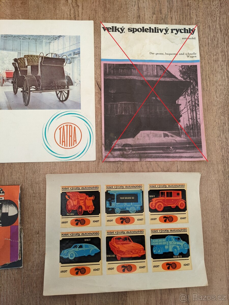 Staré prospekty a dokumenty Tatra - 4