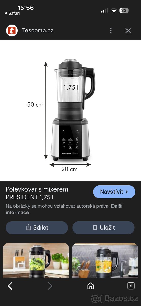 Polévkovar, mixer Tescoma - 4