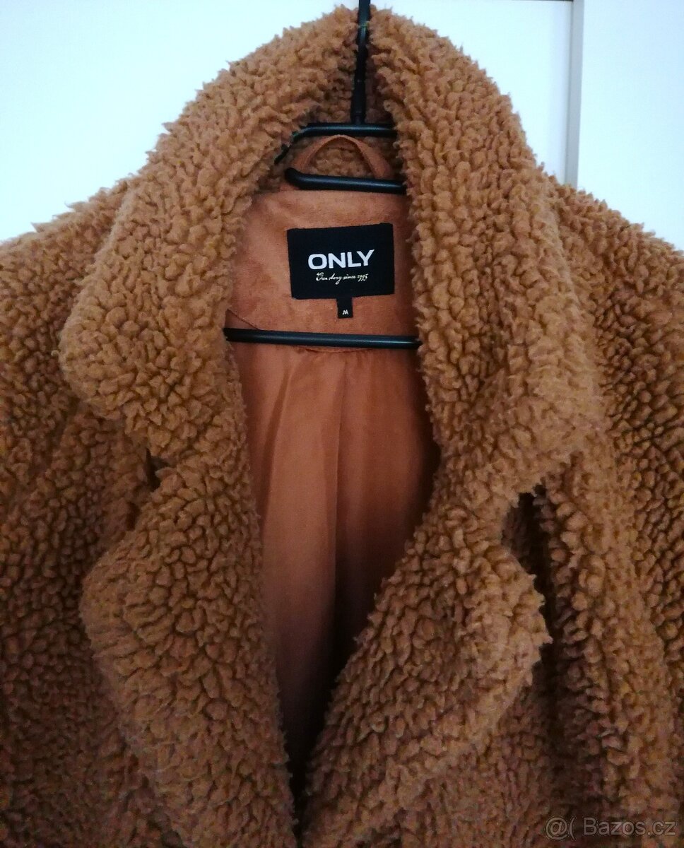 kabát ONLY teddy kožíšek, vel. M - 4