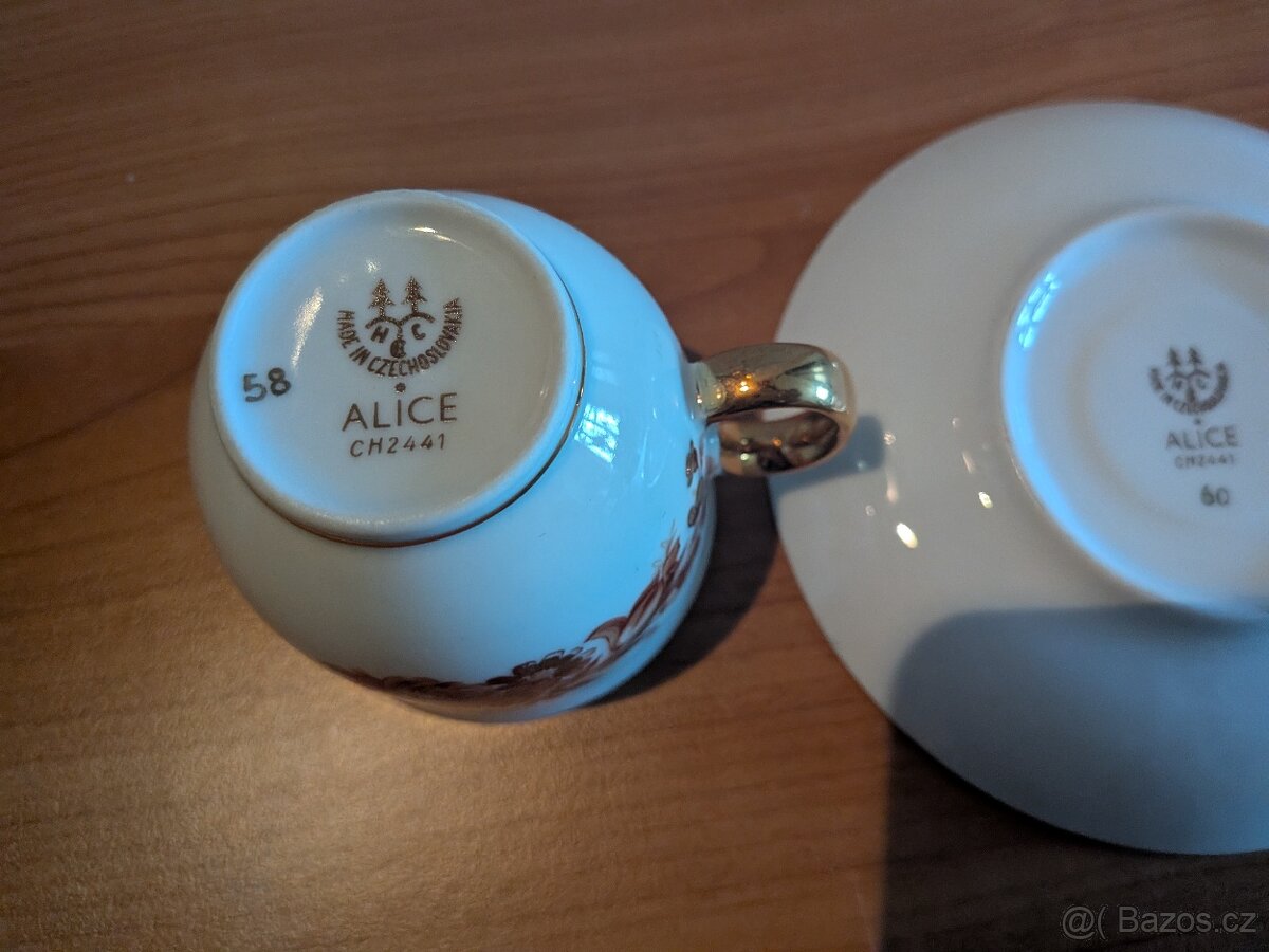 Sada 6 hrníčku porcelán Alice - 4