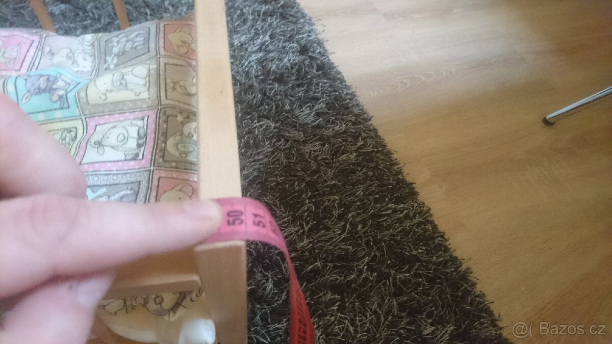 Postýlka pro panenky dřevo - 4