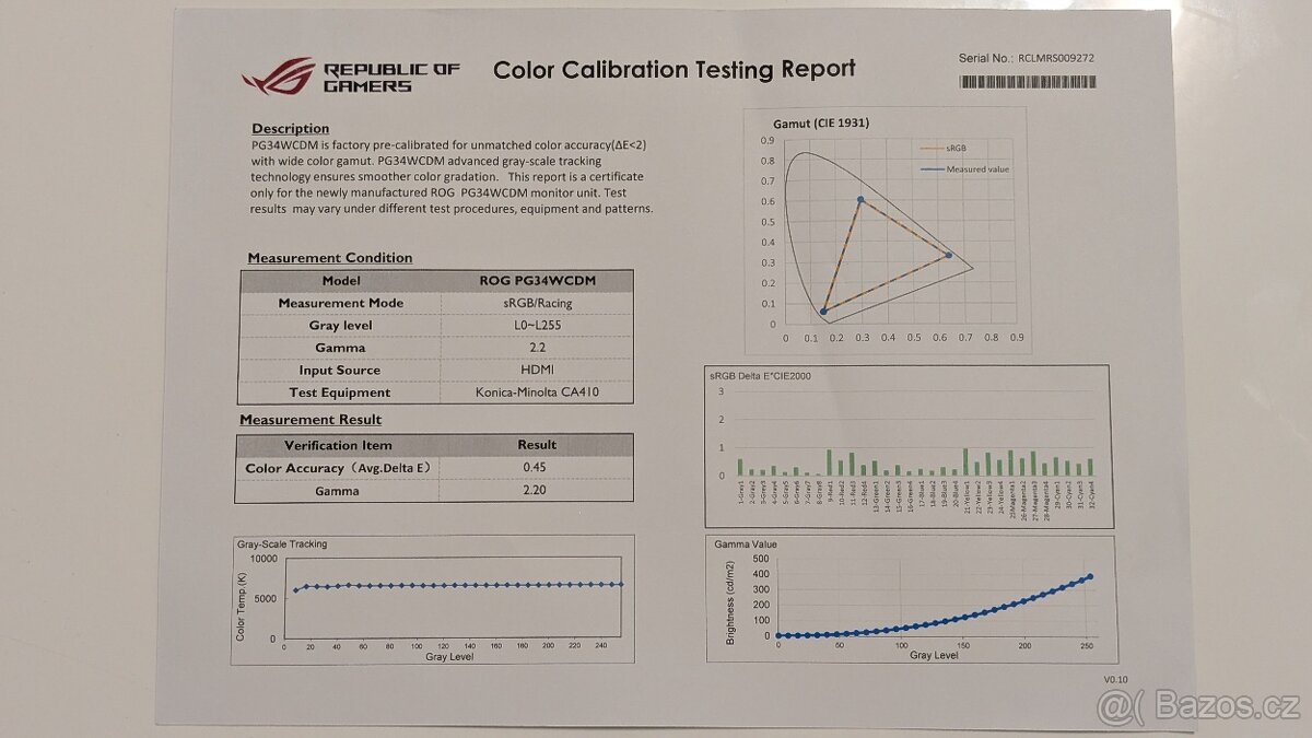 Asus ROG Swift PG34WCDM 34'' 240Hz OLED - 4