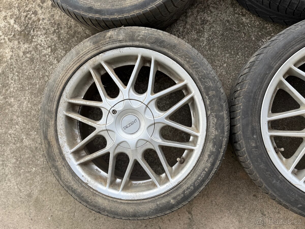 Alu kola Dezent 5x100 R17 s pneu 225/45 R17 – sada - 4