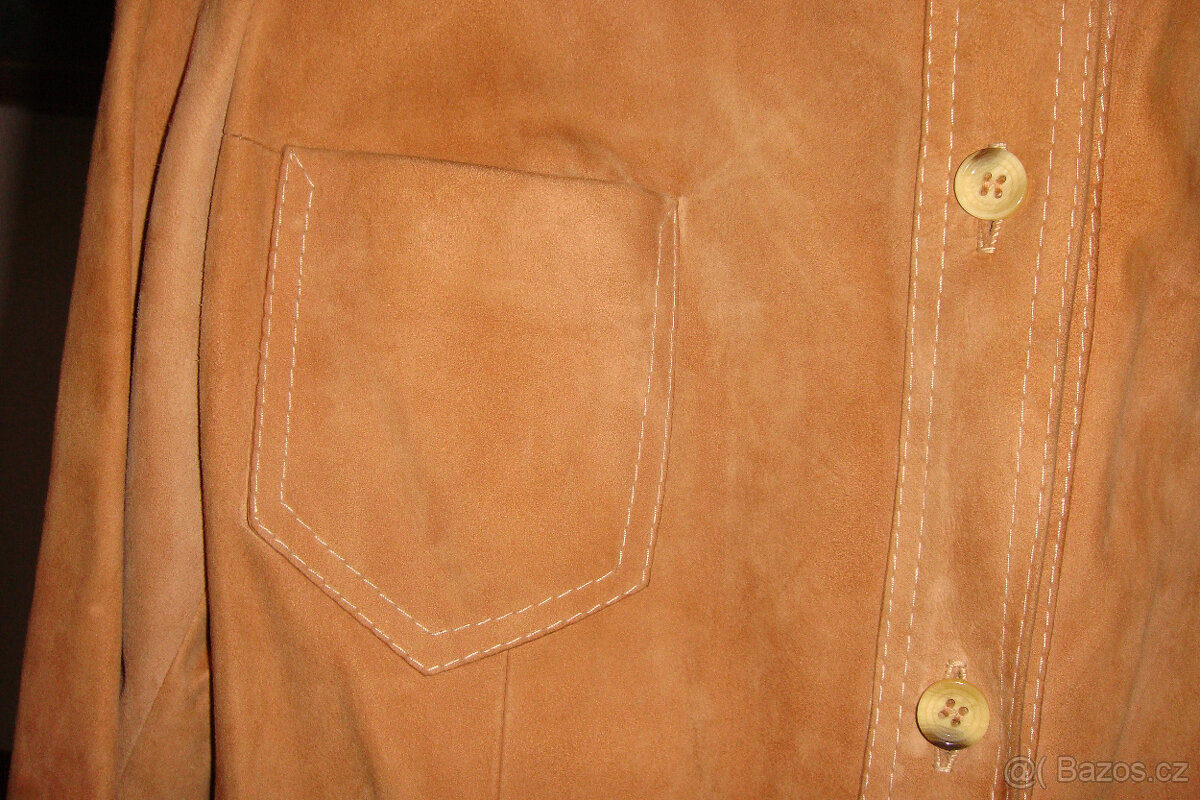 Dámský jelenicový kabátek vel. 38 - 4