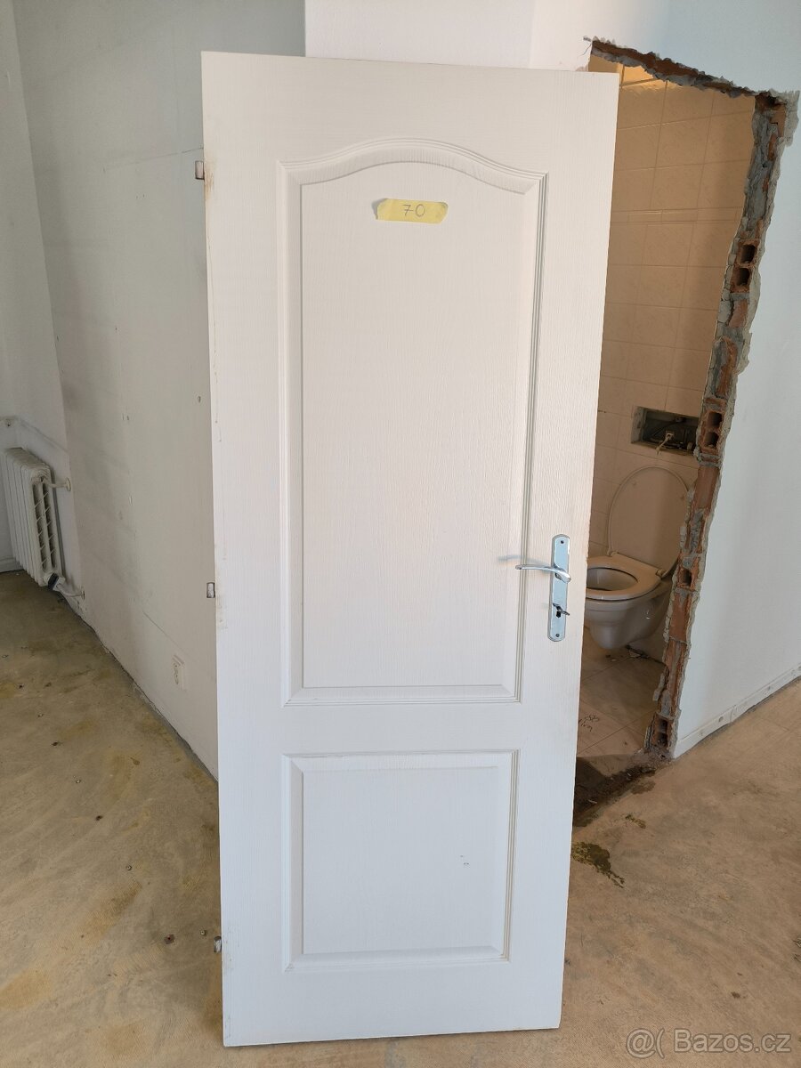 Bílé interiérové dveře falcové - 4