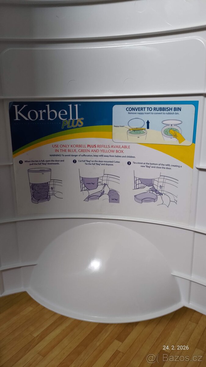 koš na pleny Korbell Plus - 4