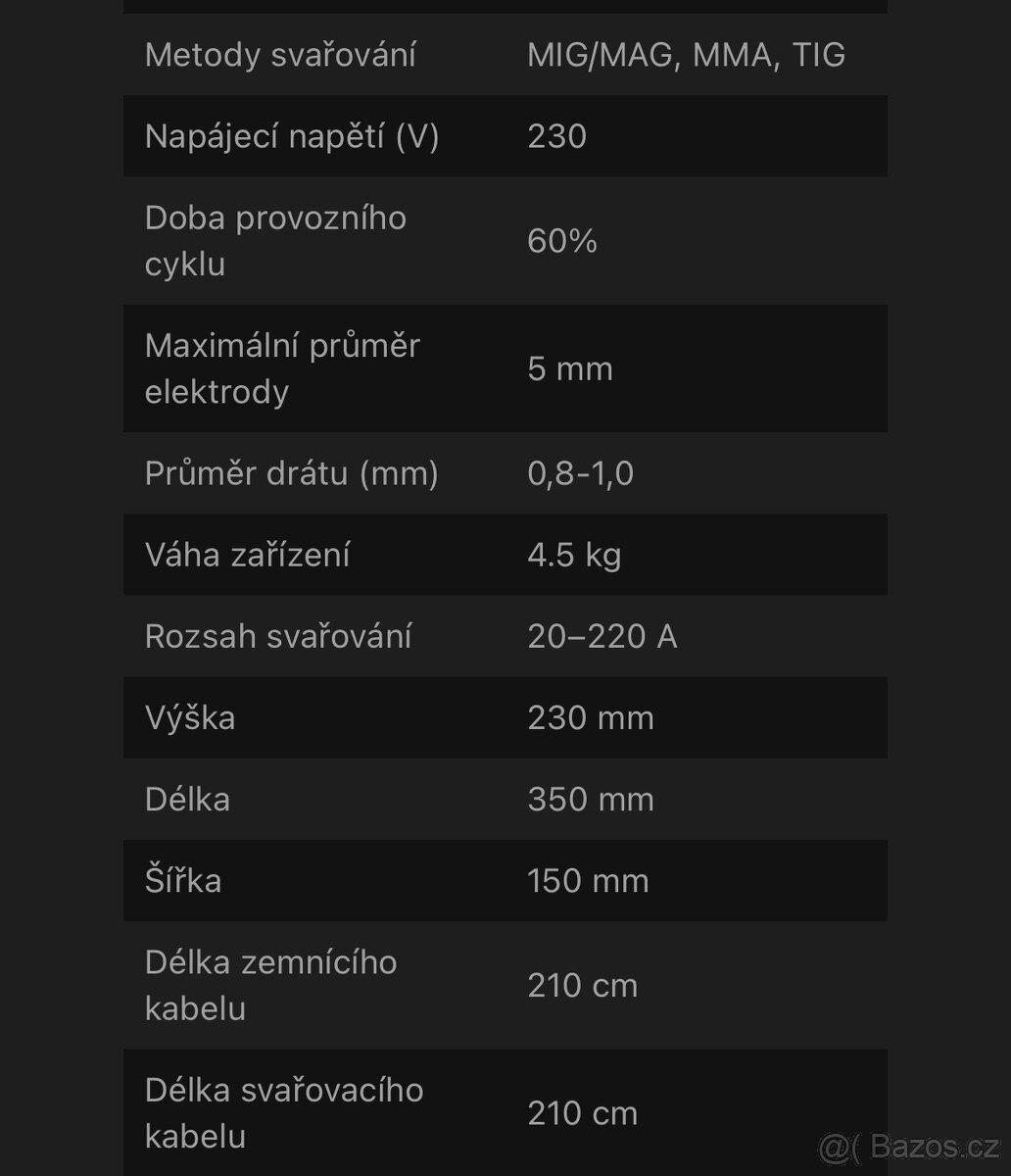 Mig Mag invertor Meister Pro - 4