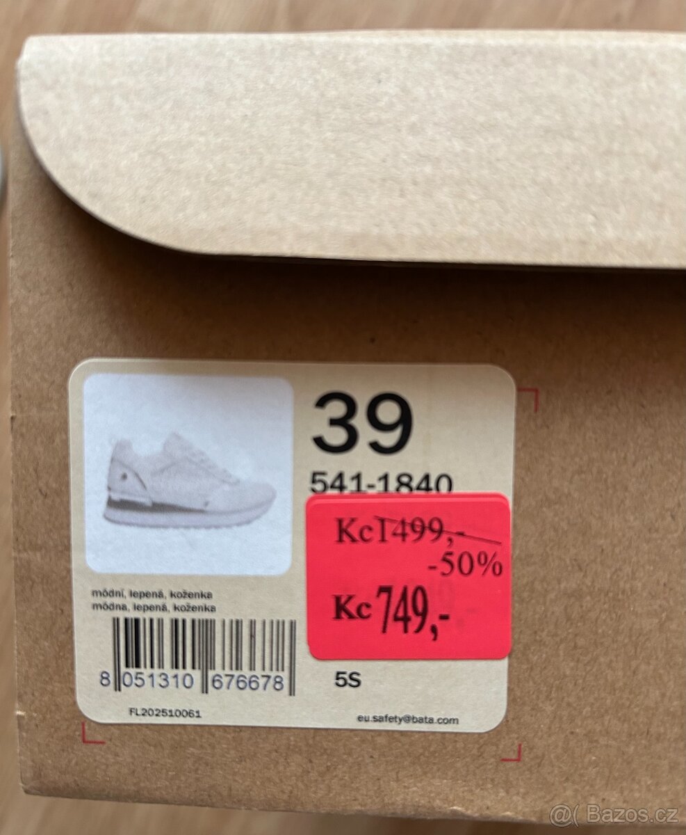 Bílé tenisky Baťa - 4