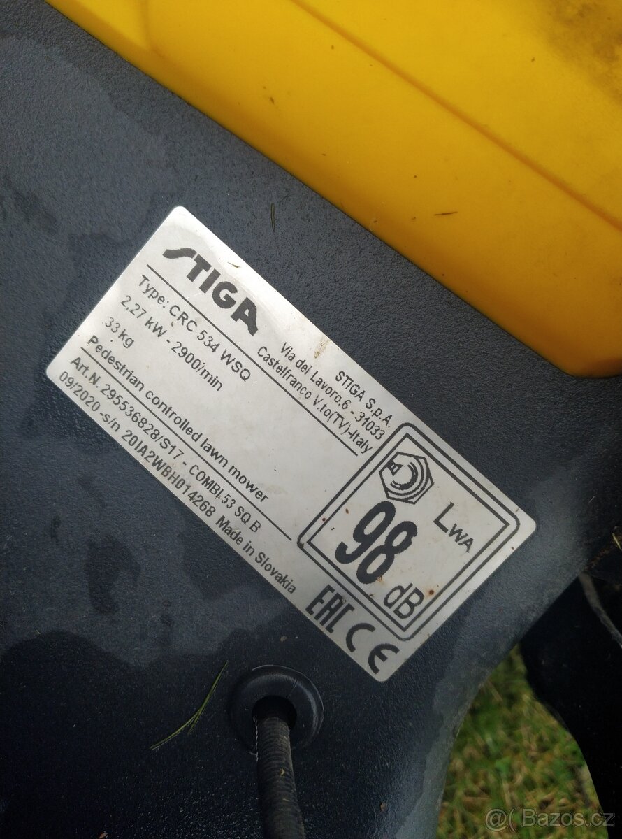Benzínová sekačka Stiga combi 53 SQ B - 4