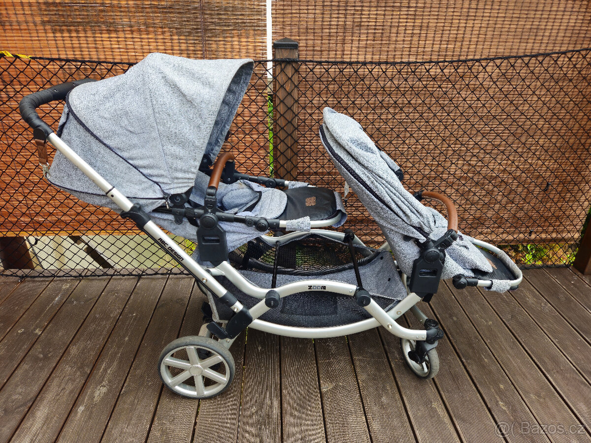 Dvojkočárek ABC DESIGN Zoom Graphite Grey - 4
