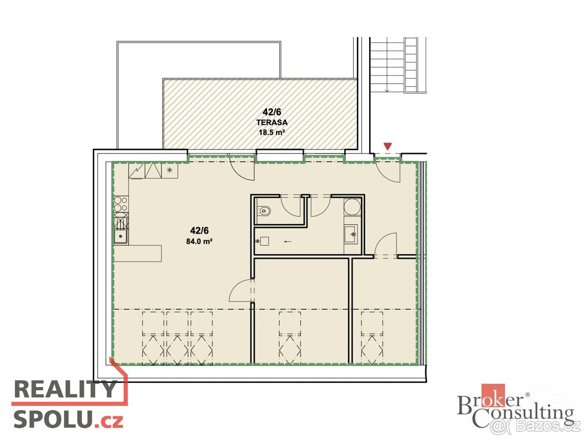 Prodej, byty/3+kk, 102.5 m2, Načeratice, 66902 Znojmo, Znojm - 4