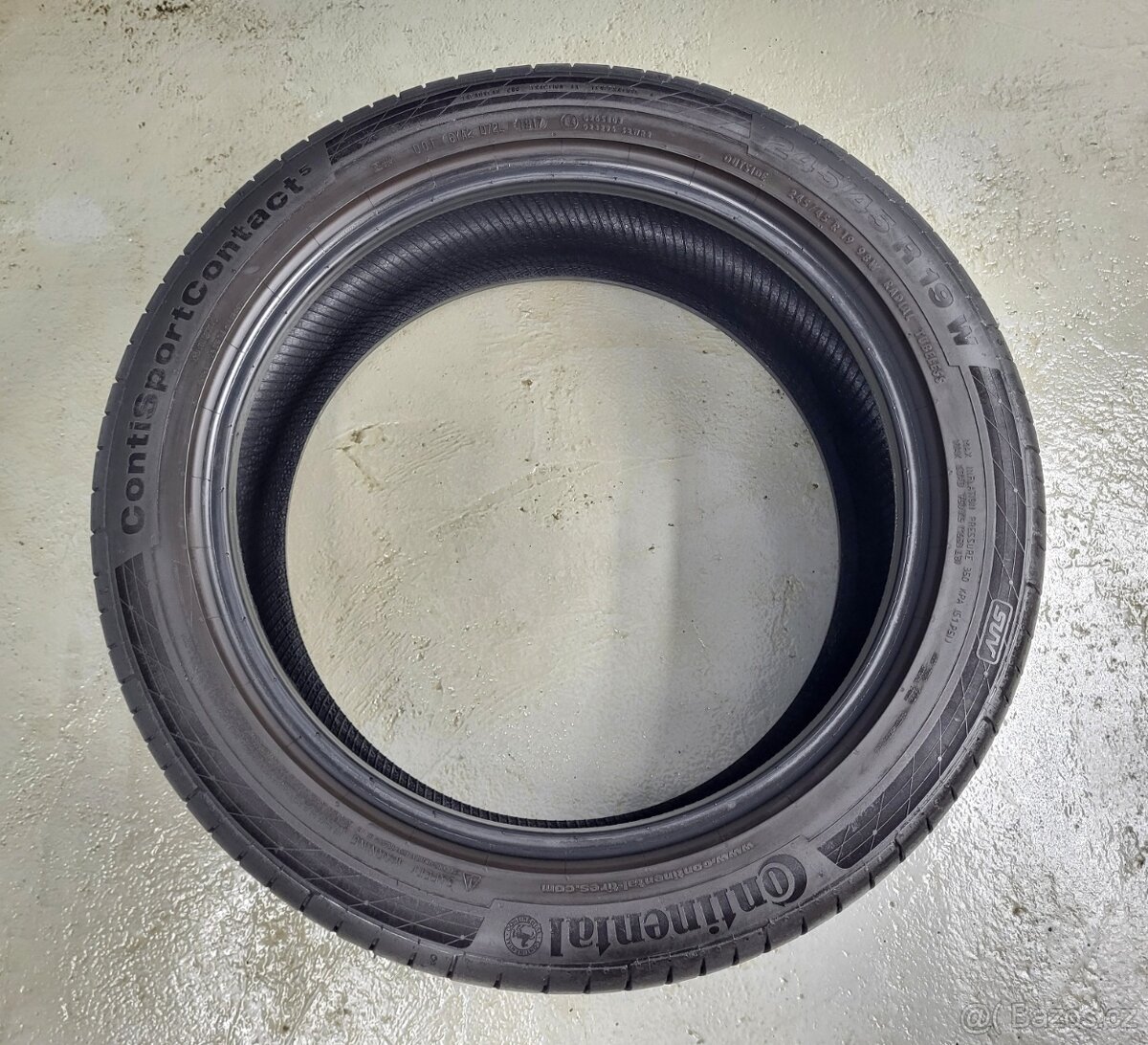 4x 245/45r19 letní pneu Continental - 4