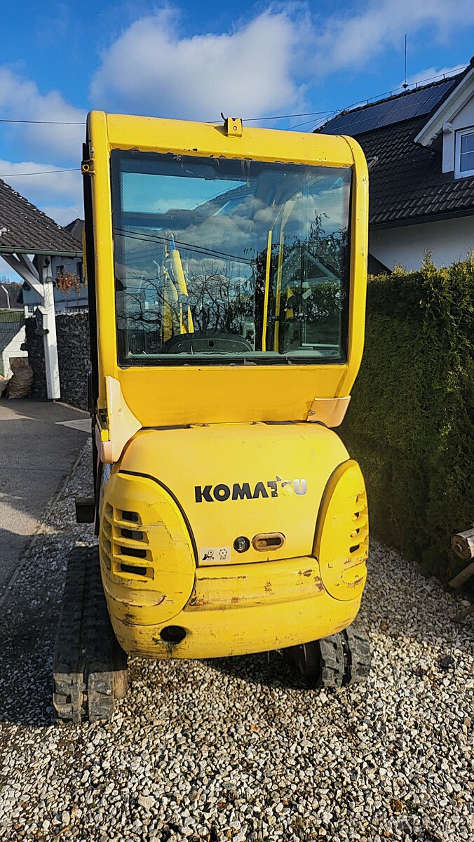 Minibagr Komatsu, rozšiřovací, rychloupínák, 2 lžíce, atd. - 4