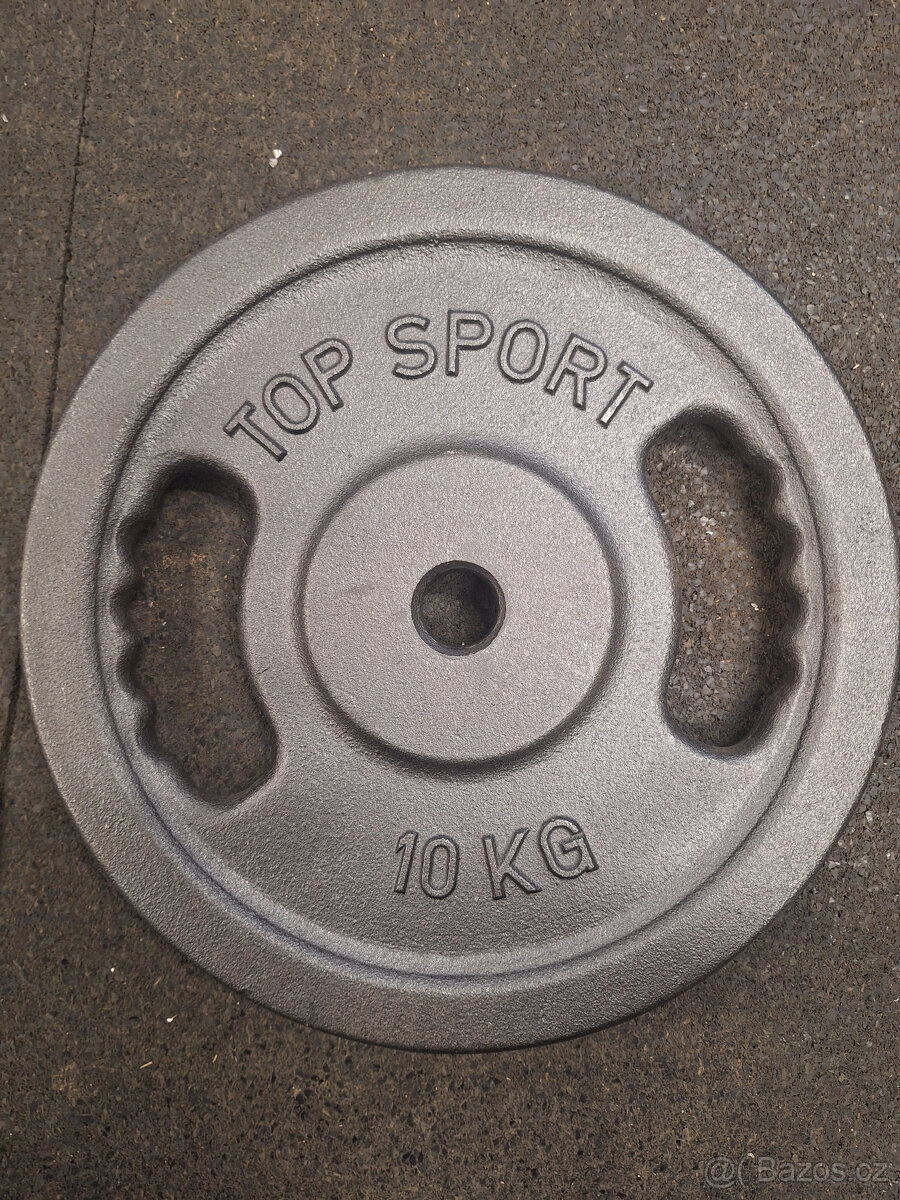 Olympijské kotouče s úchopy TOPSPORT - 4