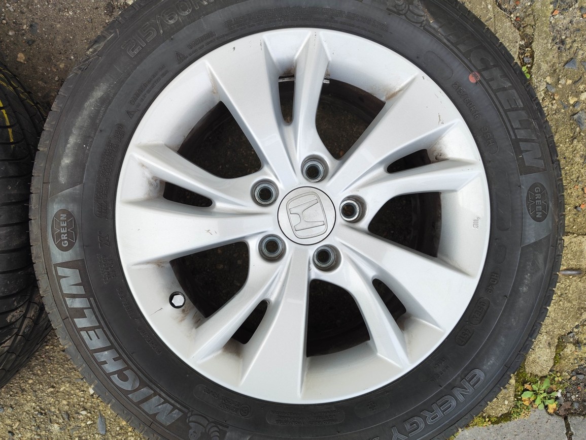 16"letní alu sada 5x114 origo Honda HRV CRV Accord Civic - 4