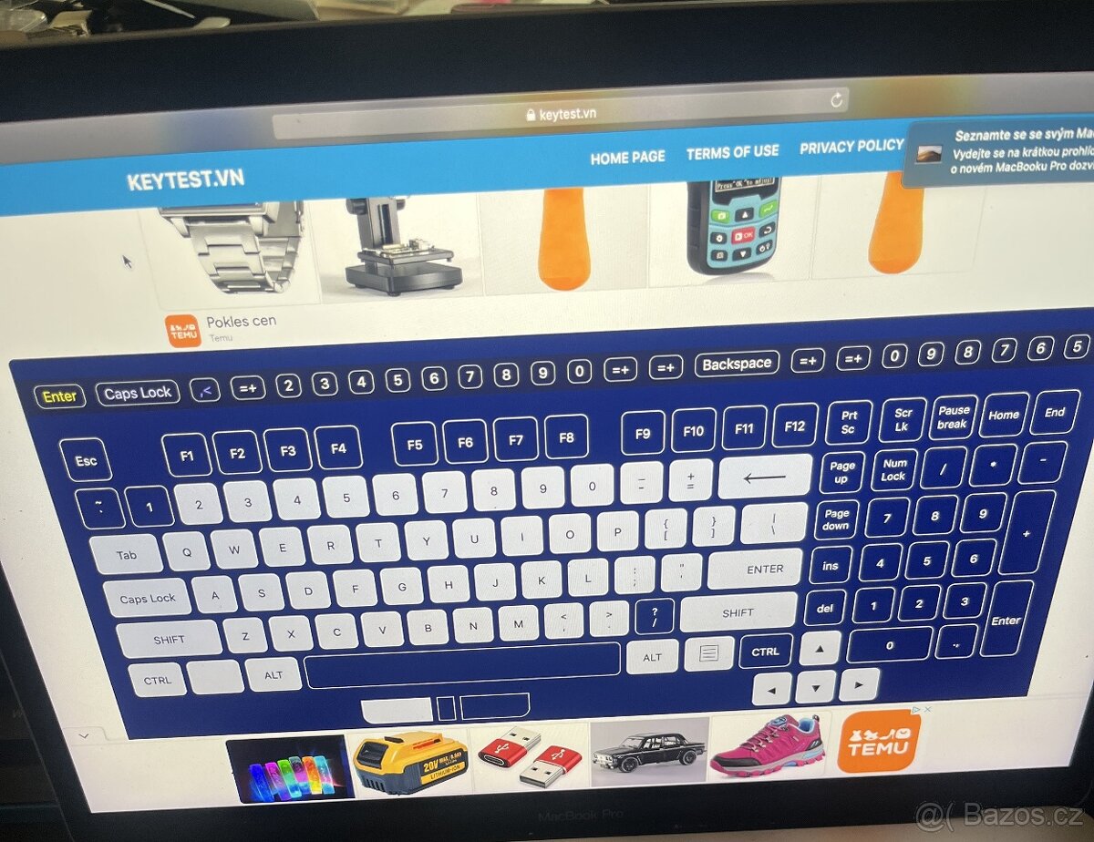 MacBook klávesnice A1989 - 4