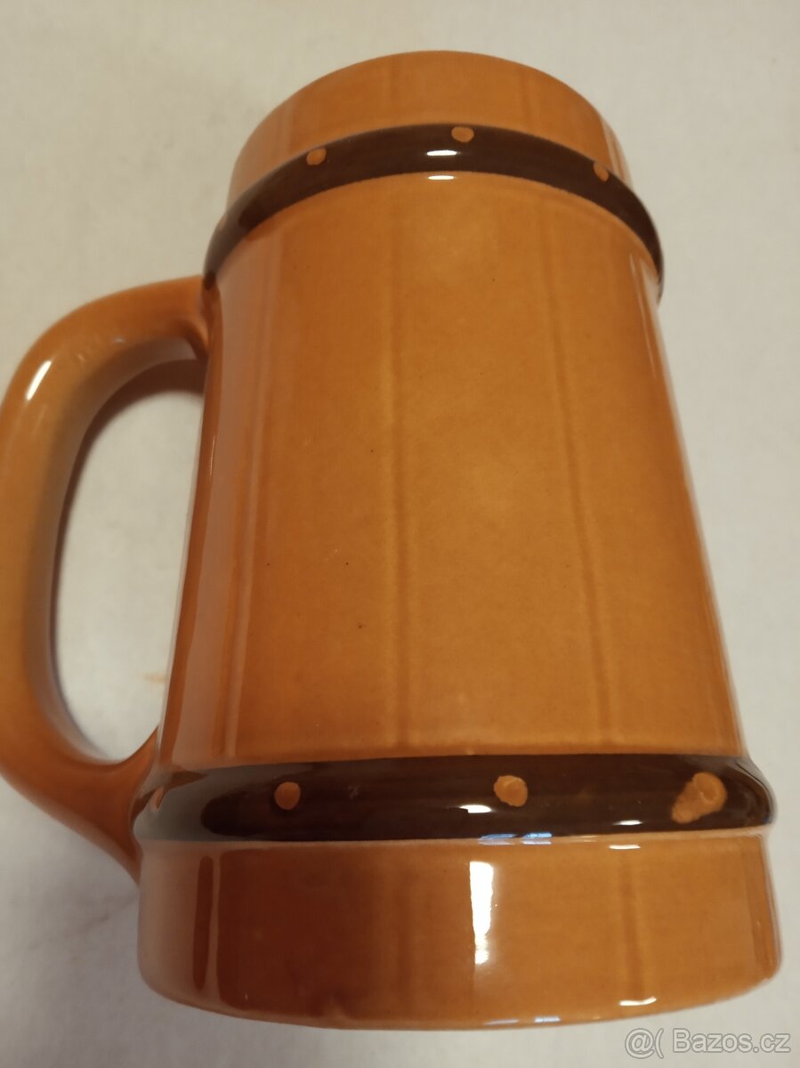 KERAMICKÝ PIVNÍ KORBEL - 4