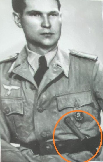 WH Německý útočný nůž do boty - replika - 4