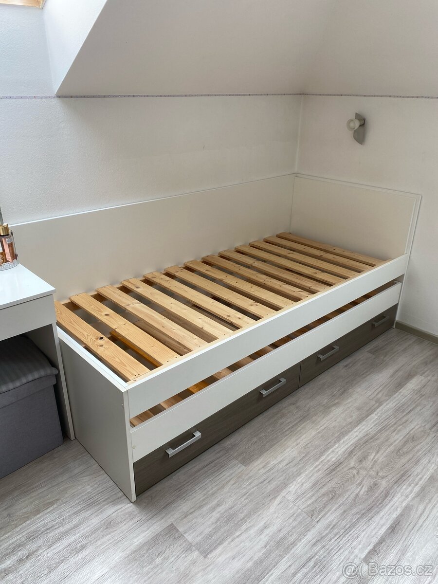 Rozkládací postel s úložným prostorem - 4