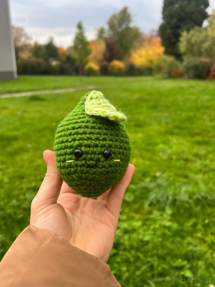 Háčkovaná hračka - limetka - 4