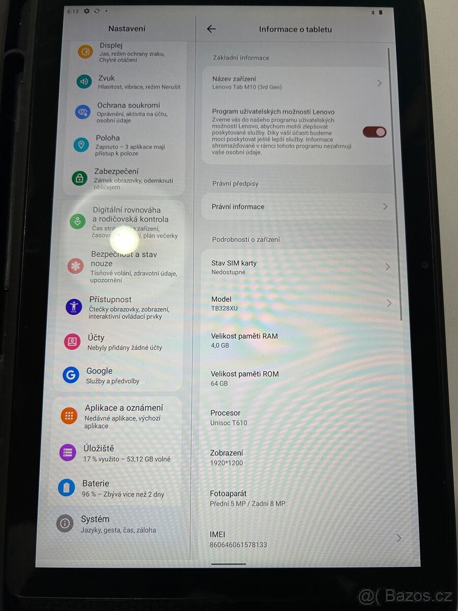Lenovo Tab M10 (3 generace) - 4