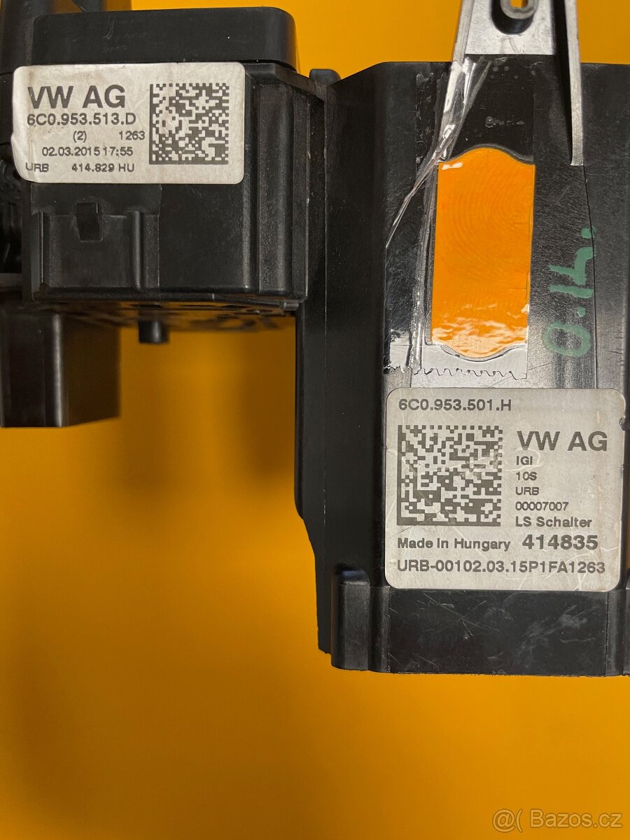 Páčky stěračů a blinkrů + tempomat 6C0.953.501.H - 4