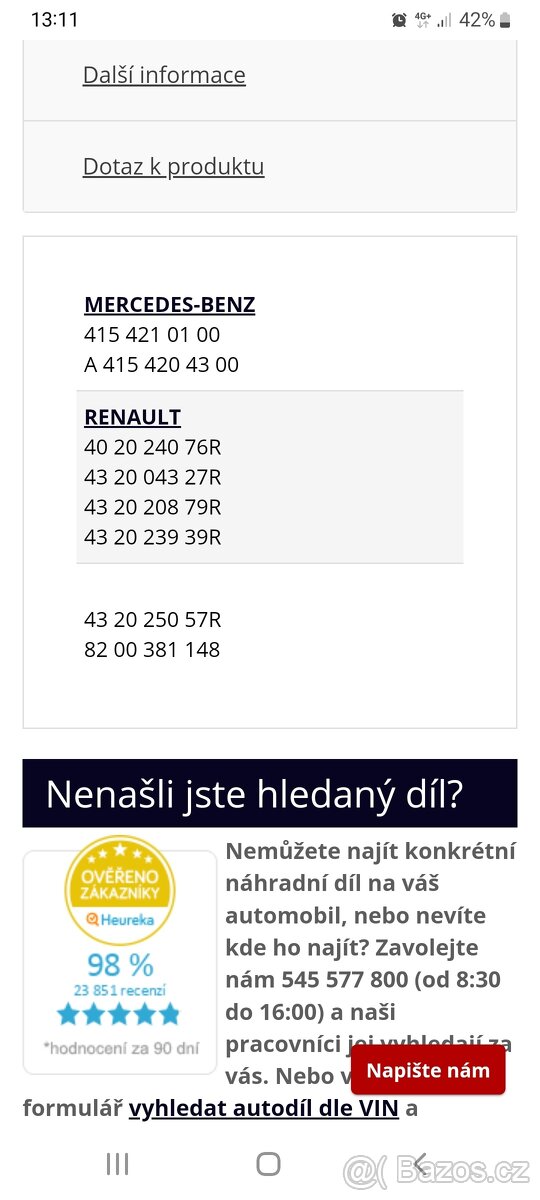 Soustruzené kotouče Renault Kango. - 4